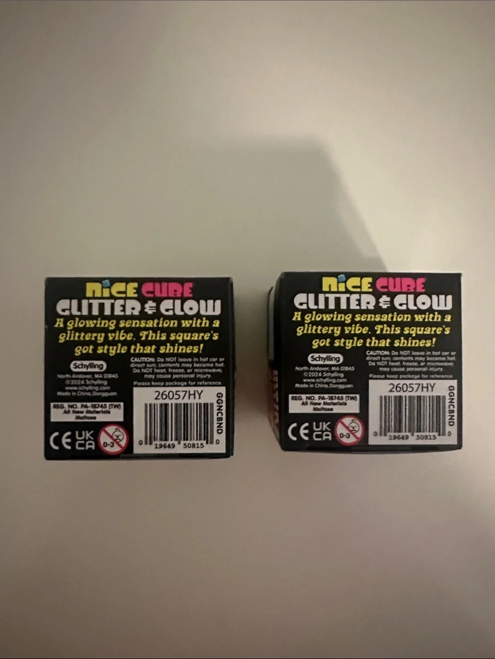 Needoh Nice Cube Glitter & Glow Bundle - Blue